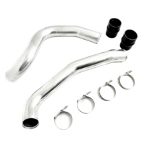 Heavy Duty Polished Stainless Steel 3" Intercooler Pipe Upgrade Kit For 99.5-03 Ford 7.3L Powerstroke Diesel